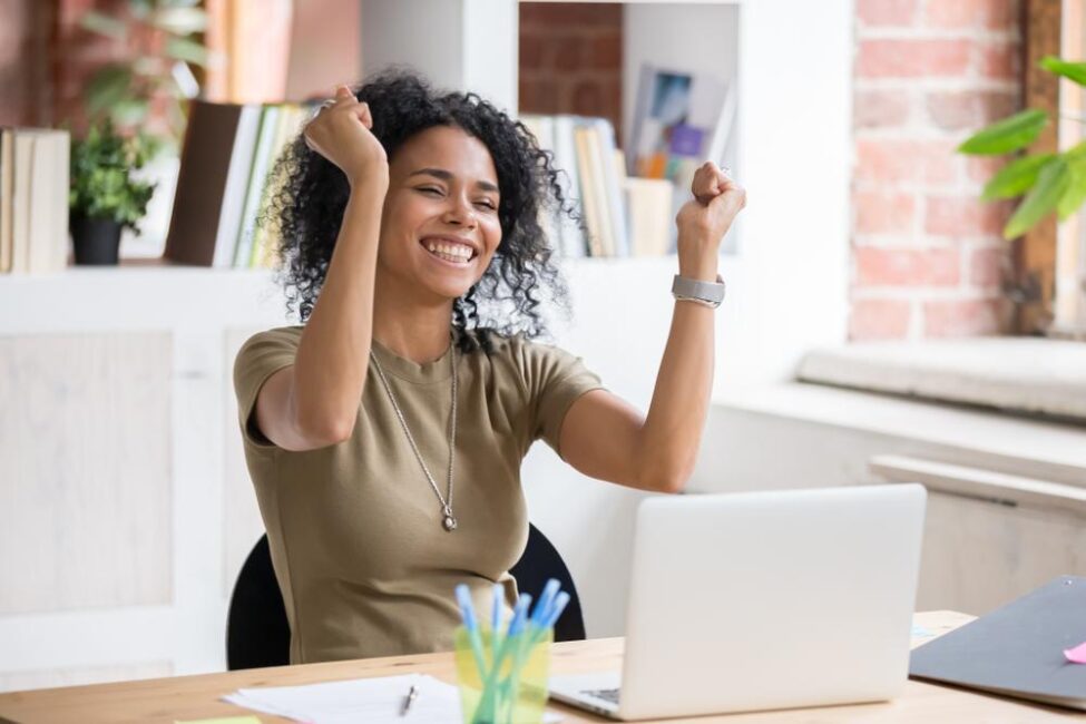 Excited woman finds out some of her earnings aren’t taxable